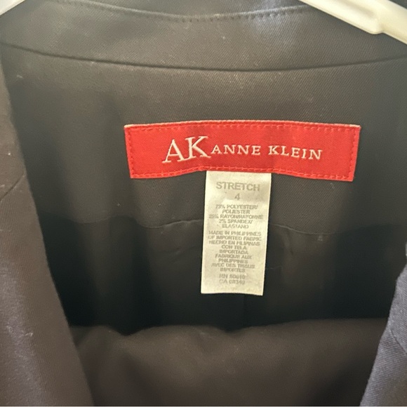 Anne Klein Dark Brown Suit for Women Size 4 Blazer and pant - Picture 4 of 7